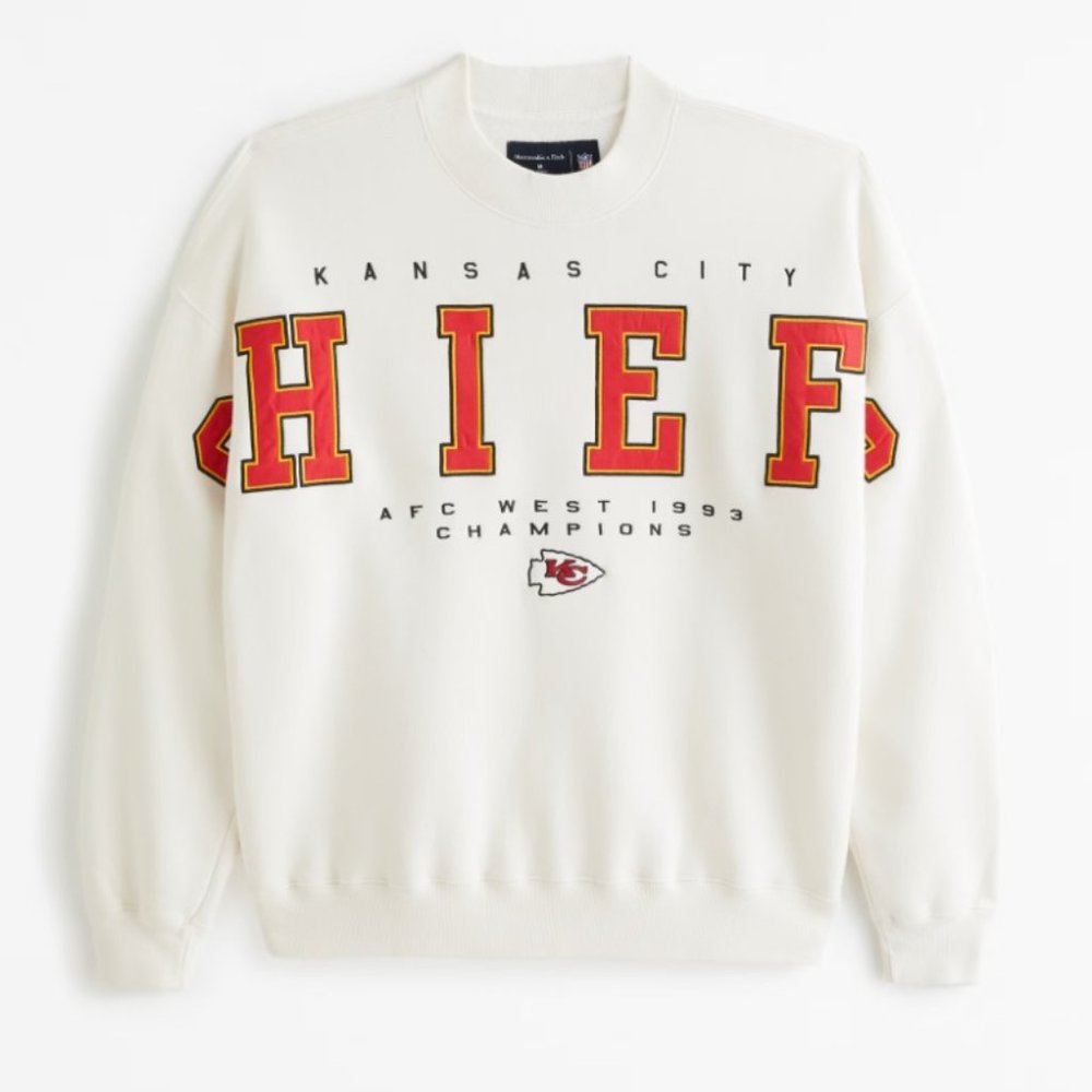 Kansas City Chiefs Abercrombie Graphic Crew Sweatshirt